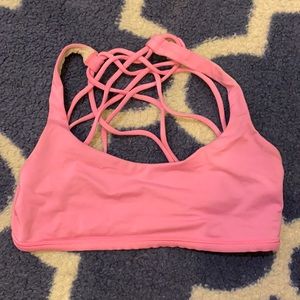 Hot Pink Lululemon Sports Bra size: 4